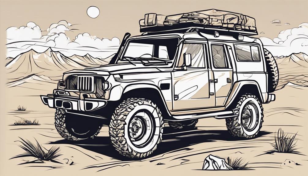 off road vehicles in desert