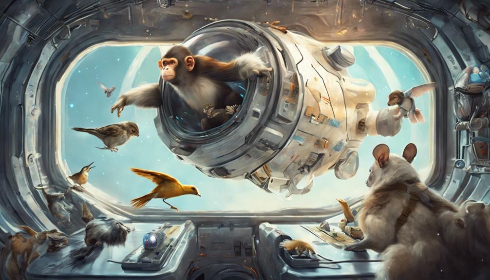 space traveling animals in history