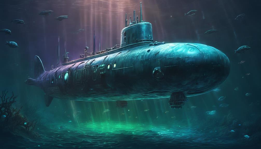 submarines explore depths silently