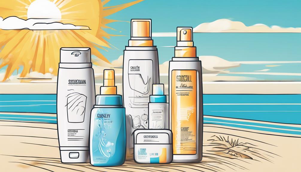 sunscreen products for protection